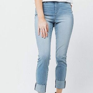 RSQ Medium Wash High Rise Ankle Skinny